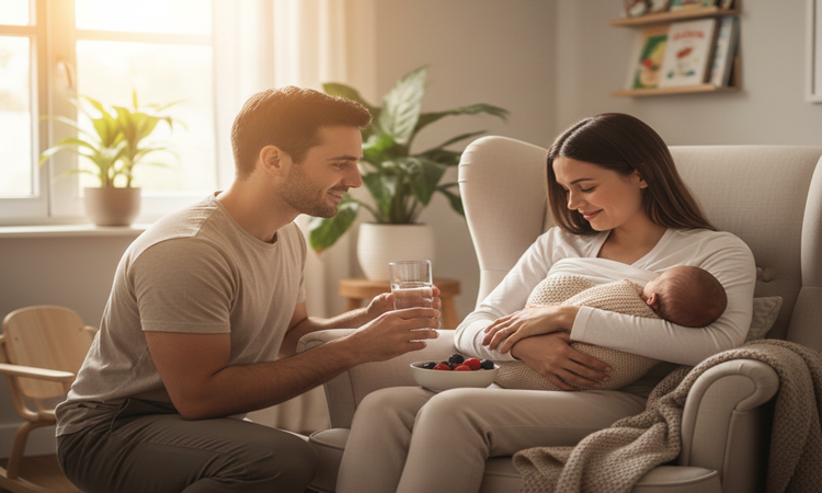 Papás en Acción: El Rol Vital de la Pareja en la Lactancia y el Cuidado Inicial