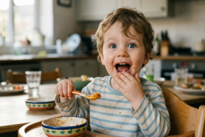 fomentar la independencia de los niños en la mesa A